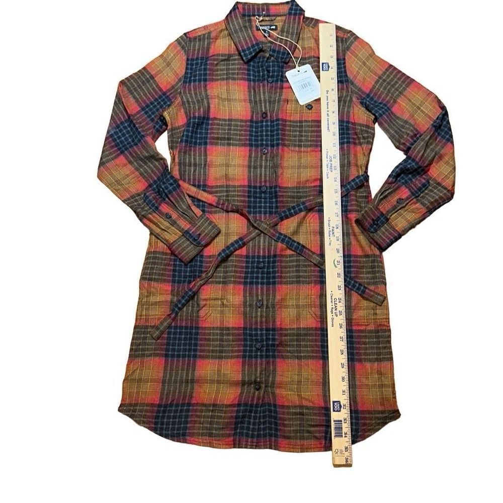 NWT Toad & Co W’s Re-Form Flannel Shirtdress
Sz S in Cedar Ombré - Picture 12 of 14